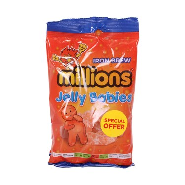Millions Iron Brew Jelly Babies 150g x 2 Pieces