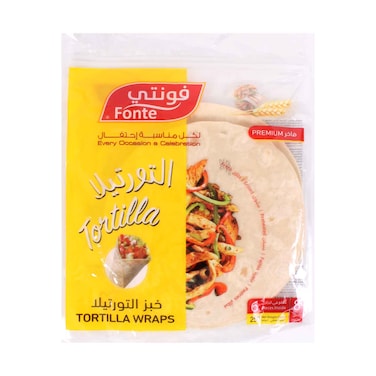Fonte Premium Tortilla Wraps 8 Inch 250gx6 Pieces