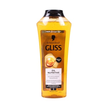 Schwarzkopf Gliss Oil Nutritive Nourishment Shampoo for Dry &amp; Damaged Hair 400ml