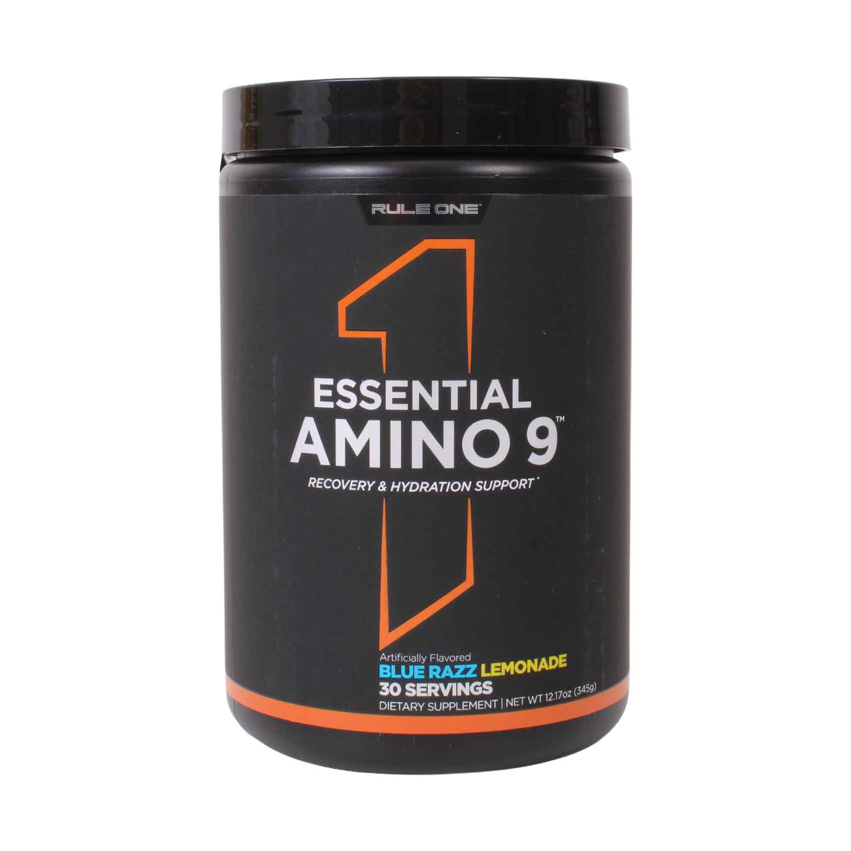 Rule 1, Essential Amino 9, Blue Razz Lemonade, 30 Serv 12.17 oz (345 g)