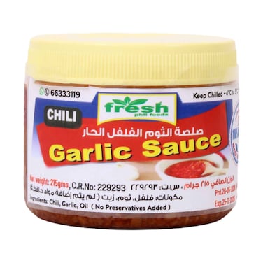 Fresh Philippine Foods Chili Garlic Sauce 215g