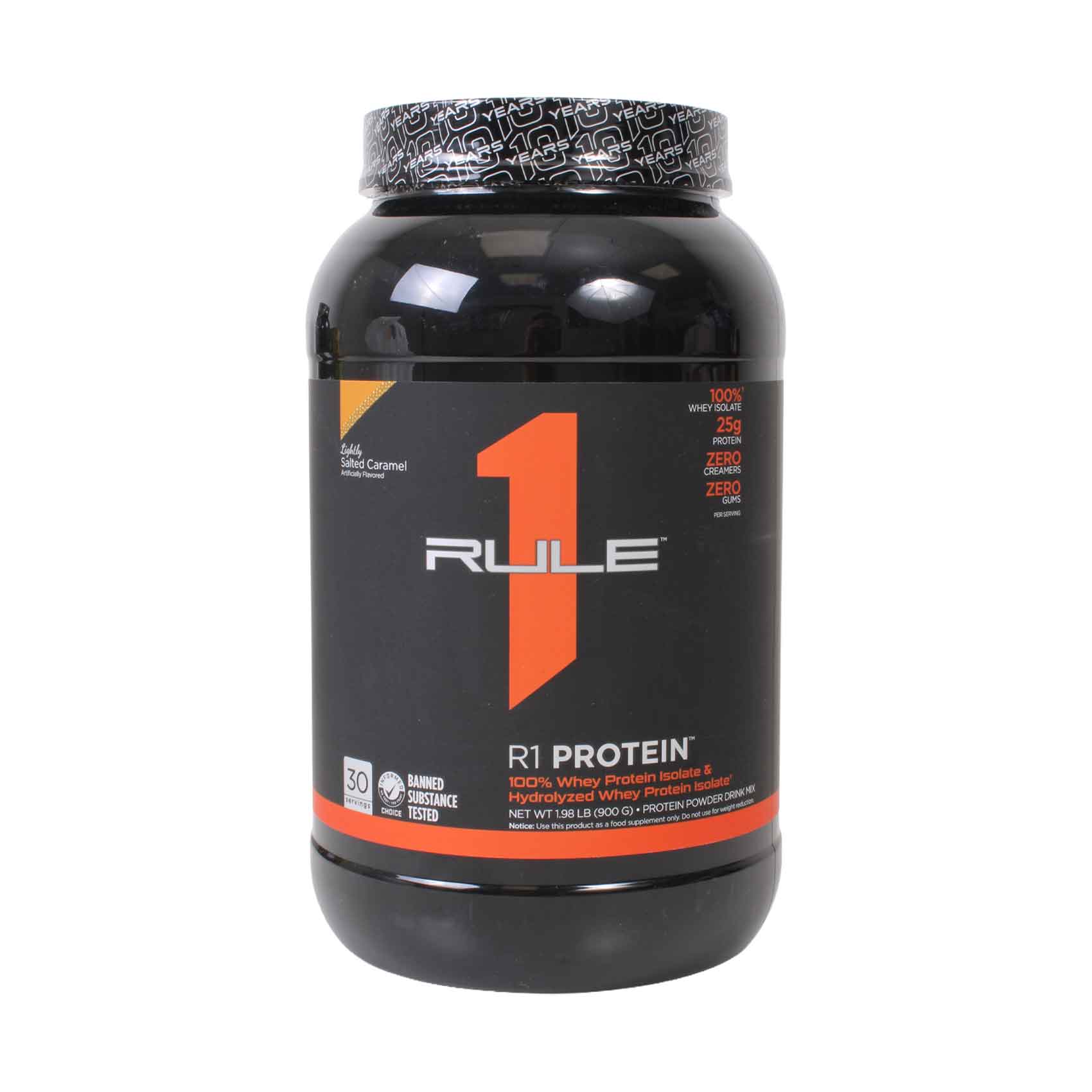 R1 Isolate Whey Protein, Lightly Salted Caramel, 30 SERV 1.98 lb (900 g)