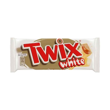 Twix White Chocolate Caramel &amp; Biscuit Bar 46g