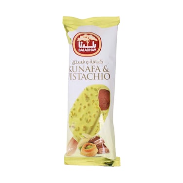 Baladna Kunafa &amp; Pistachio Ice Cream Bar 110ml