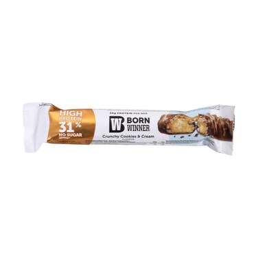 Born Winner High Protein Bar Crunchy Cookies &amp; Cream 64g