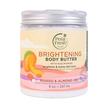 Petal Fresh Pure Brightening Body Butter with Niacinamide Mango &amp; Almond Oil 237ml