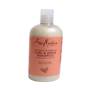 SheaMoisture Coconut &amp; Hibiscus Curl &amp; Shine Shampoo with Silk Protein &amp; Neem Oil 384ml