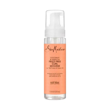SheaMoisture Coconut &amp; Hibiscus Frizz Free Curl Mousse with Silk Protein &amp; Neem Oil 222ml