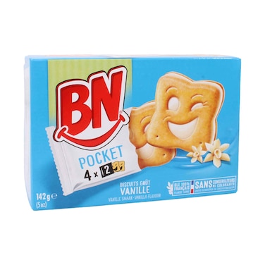 BN Pocket Biscuit Vanilla 142g