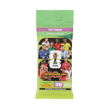 FIFA 2026 Panini Adrenalyn XL Fat Pack Assorted 26 Cards