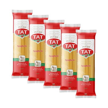 TAT Spaghetti Pasta 1.7mm 400g x 5 Pieces