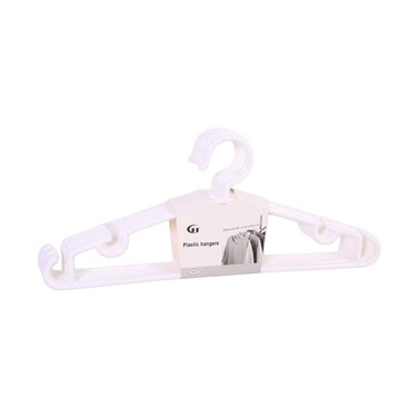 Noor Salman Plastic Clothes Hanger 5 Pieces Set Assorted