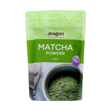 Dragon Superfoods Organic Matcha Powder &ndash; Ceremonial Grade, Vegan 100g