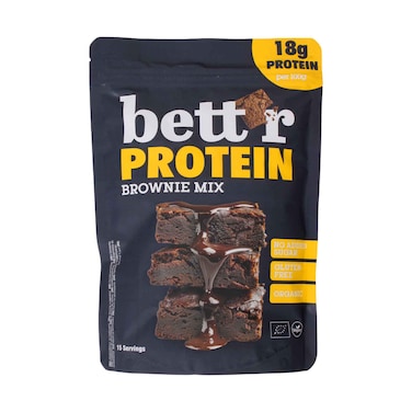 Bett'r Organic Protein Brownie Mix &ndash; Gluten Free, No Added Sugar, Vegan 400g