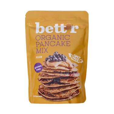 Bett'r Organic Pancake Mix &ndash; Vegan &amp; Gluten Free 400g