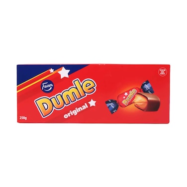 Fazer Dumle Original Chocolate Covered Toffee Candy 250g