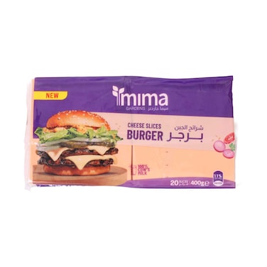Mima Burger Cheese Slices 400g