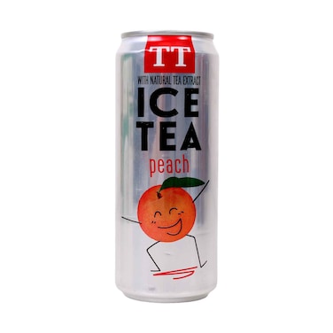 T.T Ice Tea Peach Drink with Natural Tea Extract 330ml