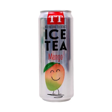 T.T Ice Tea Mango Flavoured Drink with Natural Tea Extract 330ml