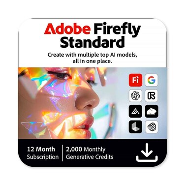 Adobe Firefly Standard 1 Year Subscription QAT