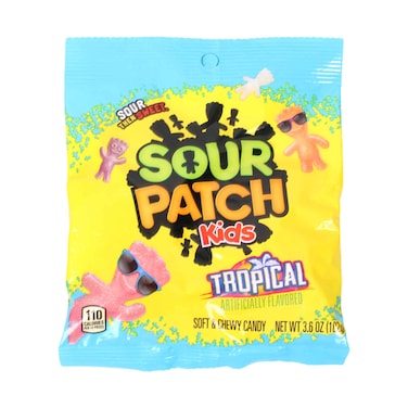 Sour Patch Kids Tropical Soft &amp; Chewy Candy 102g