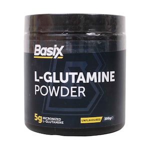 Basix L-Glutamine Powder Unflavoured Micronized 300g