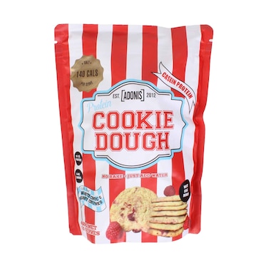 Adonis Protein Cookie Dough White Choc &amp; Berry Casein Protein Mix 400g