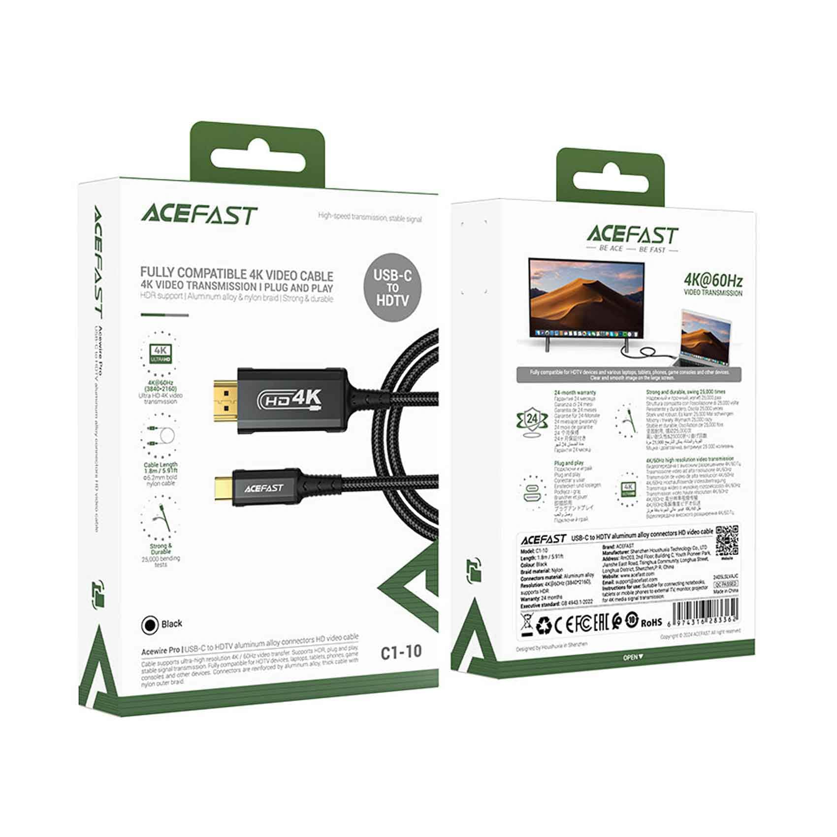 Acefst Charging Cable Display C1-10