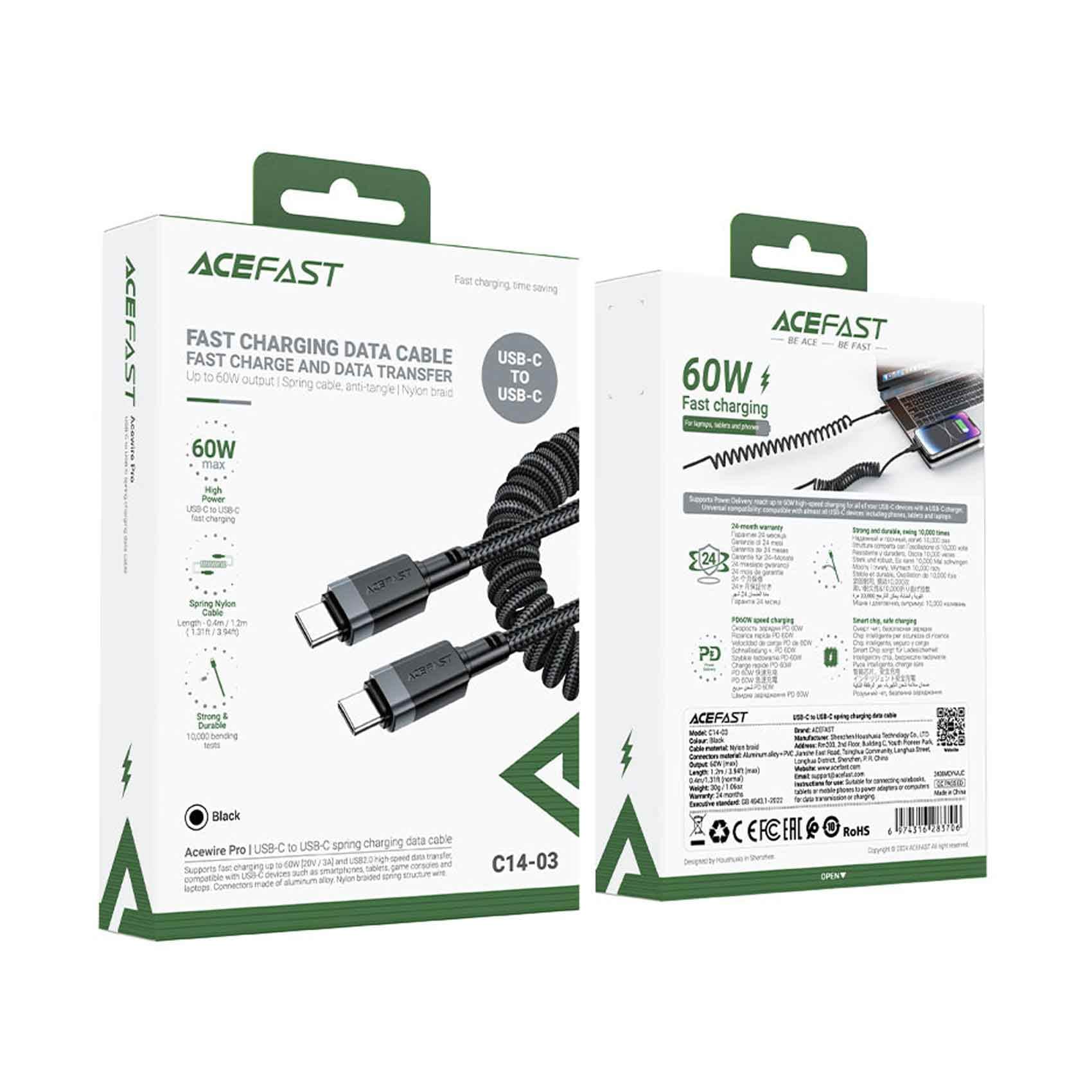 Acefst Charging Cable Display C14-03