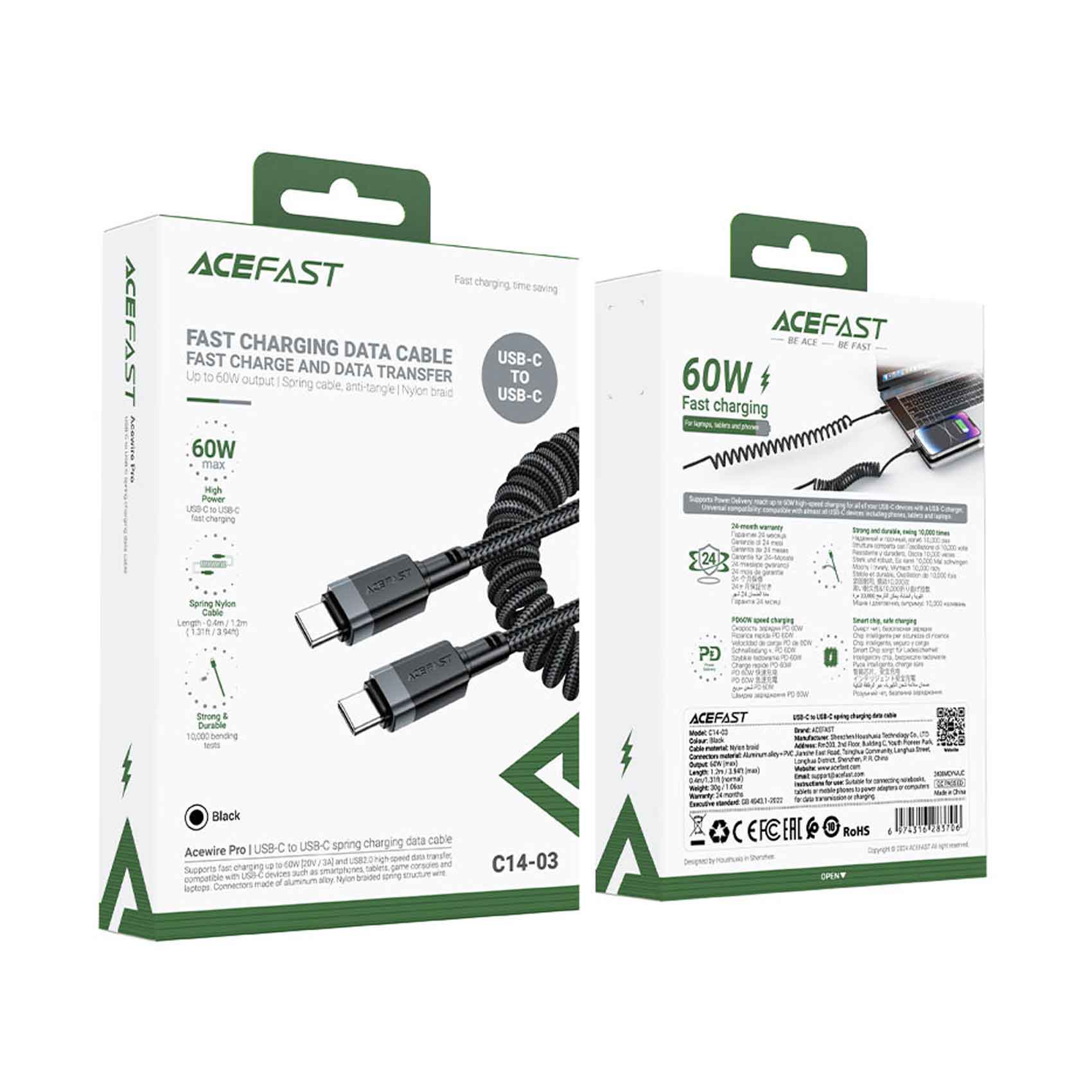 Acefst Charging Cable Display C14-03