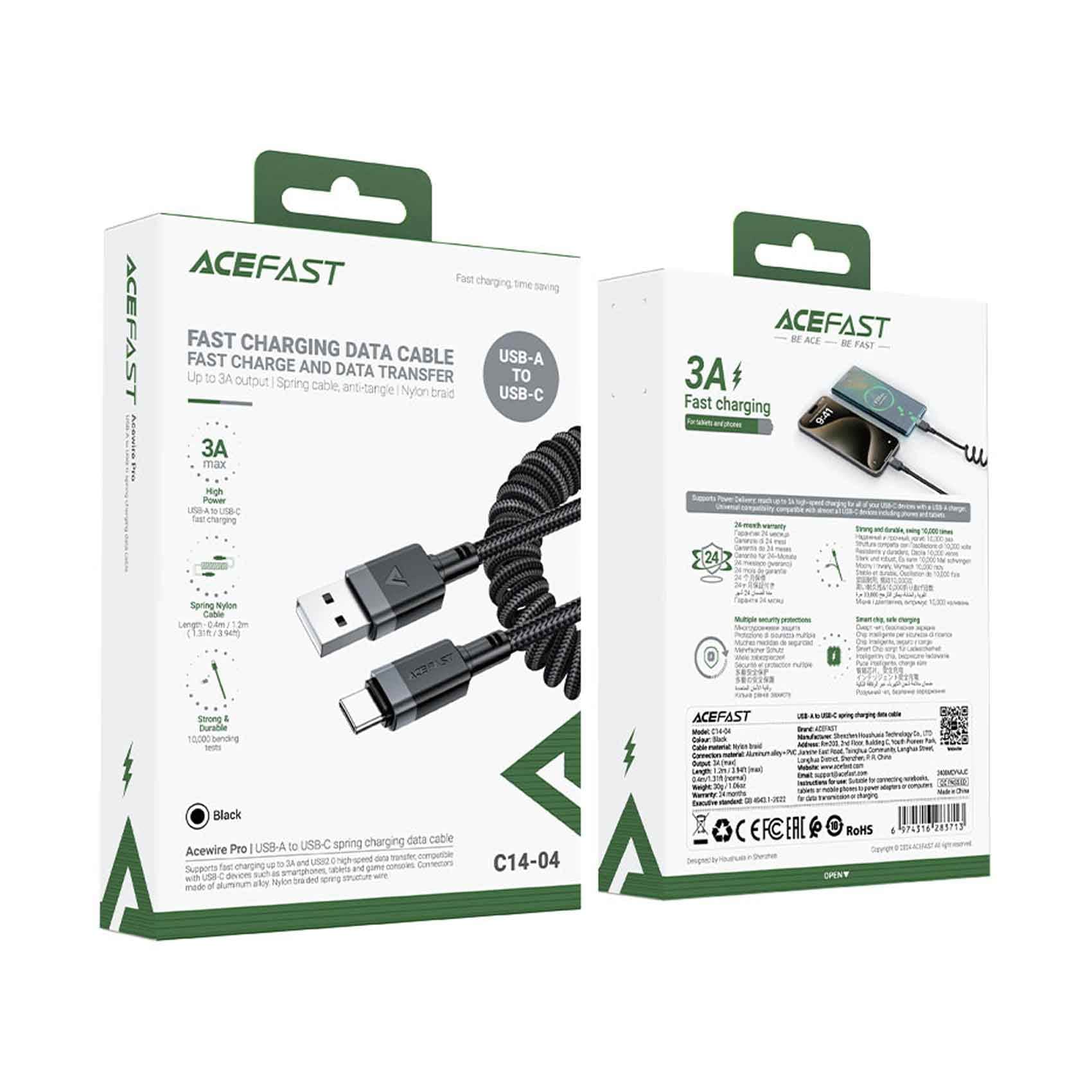 Acefst Charging Cable Display C14-04