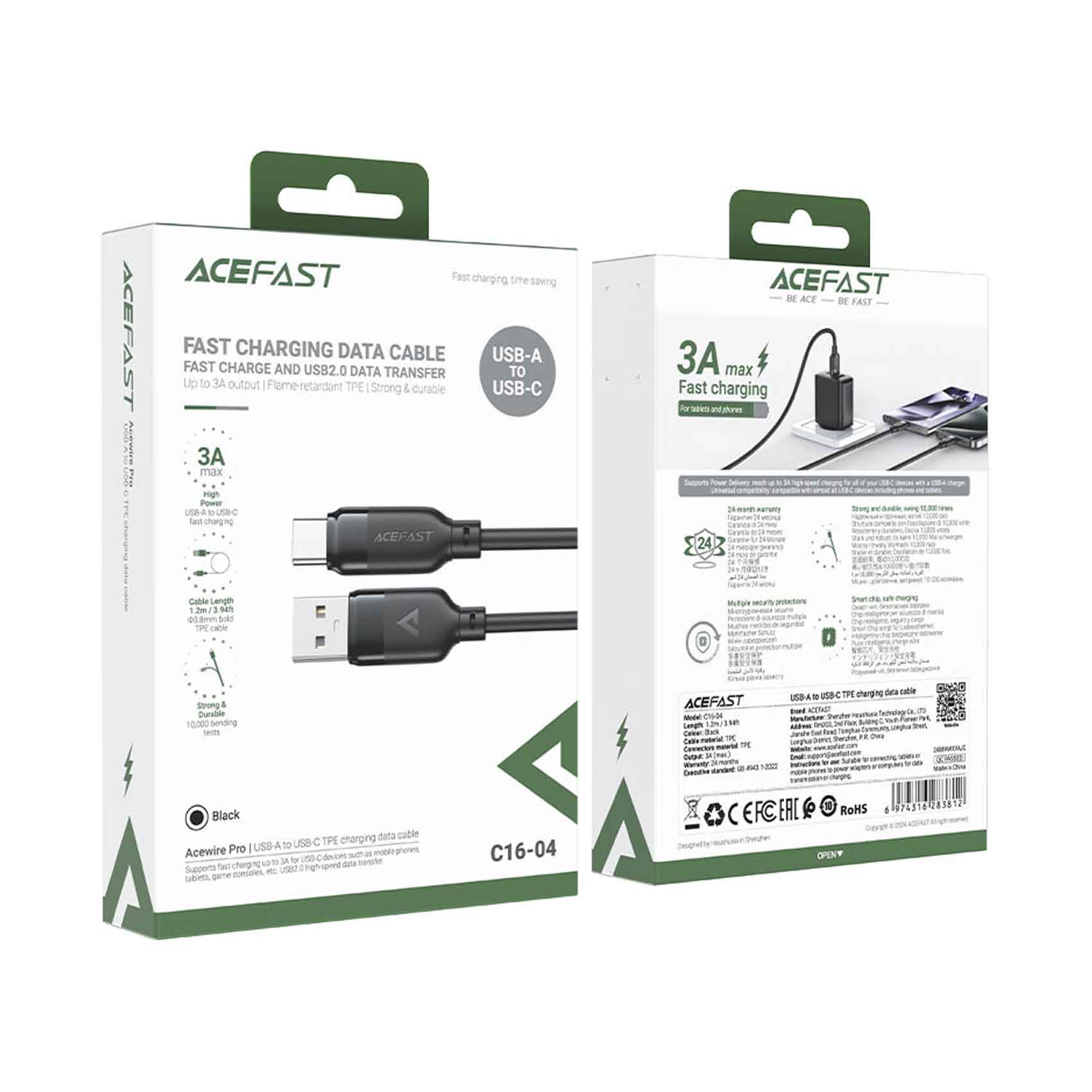 Acefst Charging Cable Display C16-04