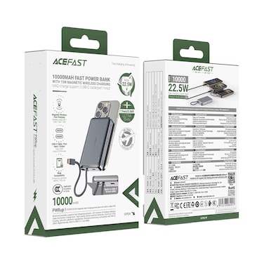 Acefast Power Bank&nbsp; Cable PD20W M18