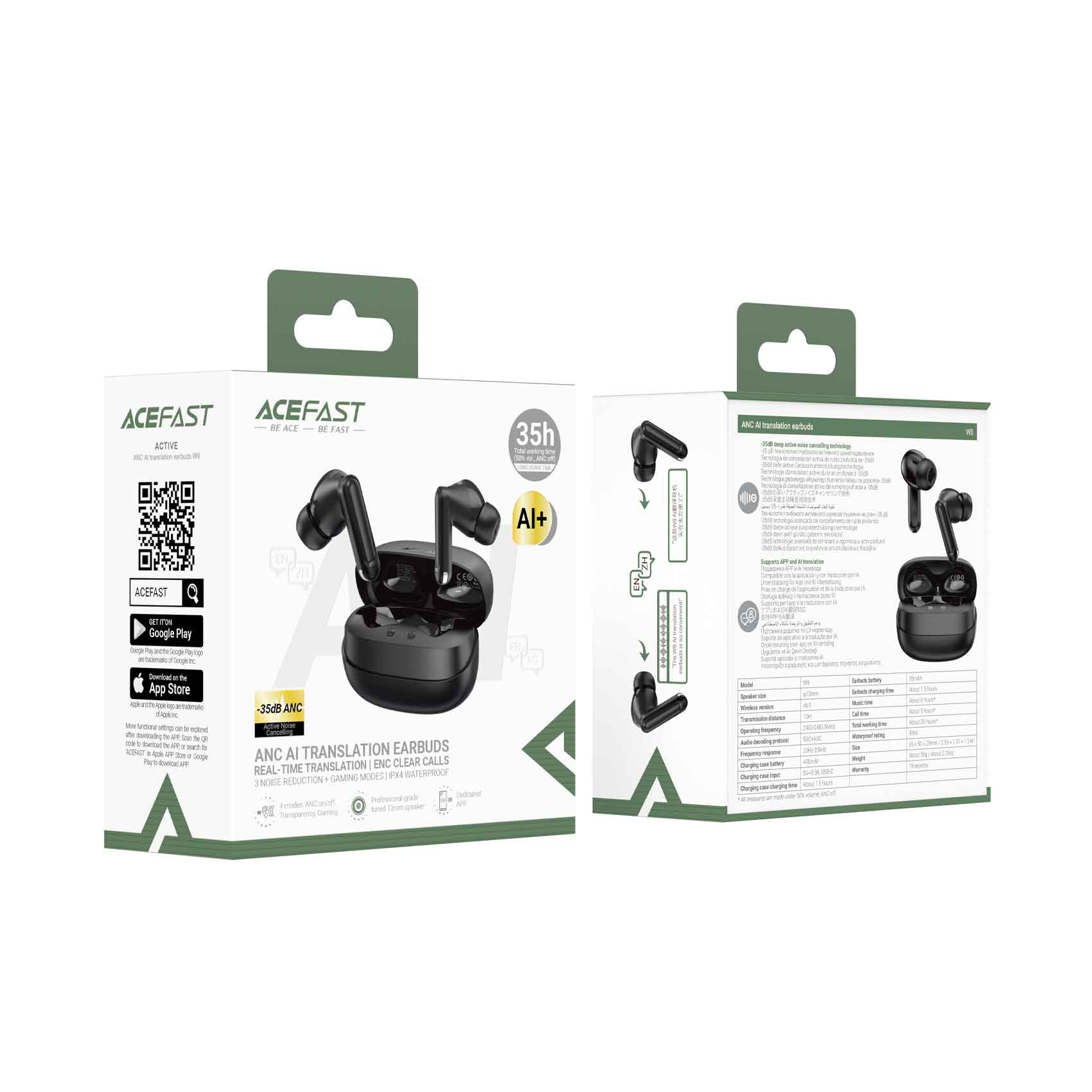 Acefast TWS ANC Earbud W8