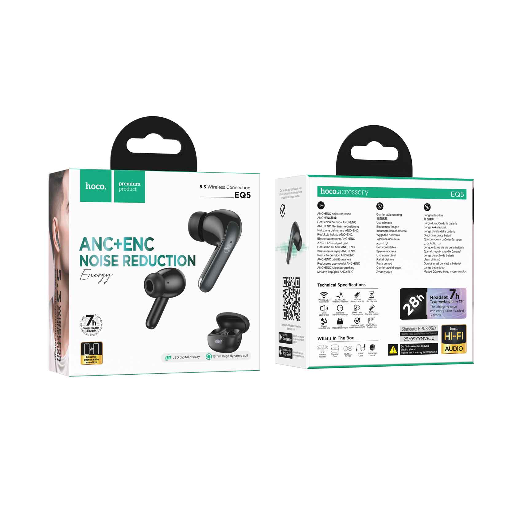 Hoco TWS ANC Earbud EQ5
