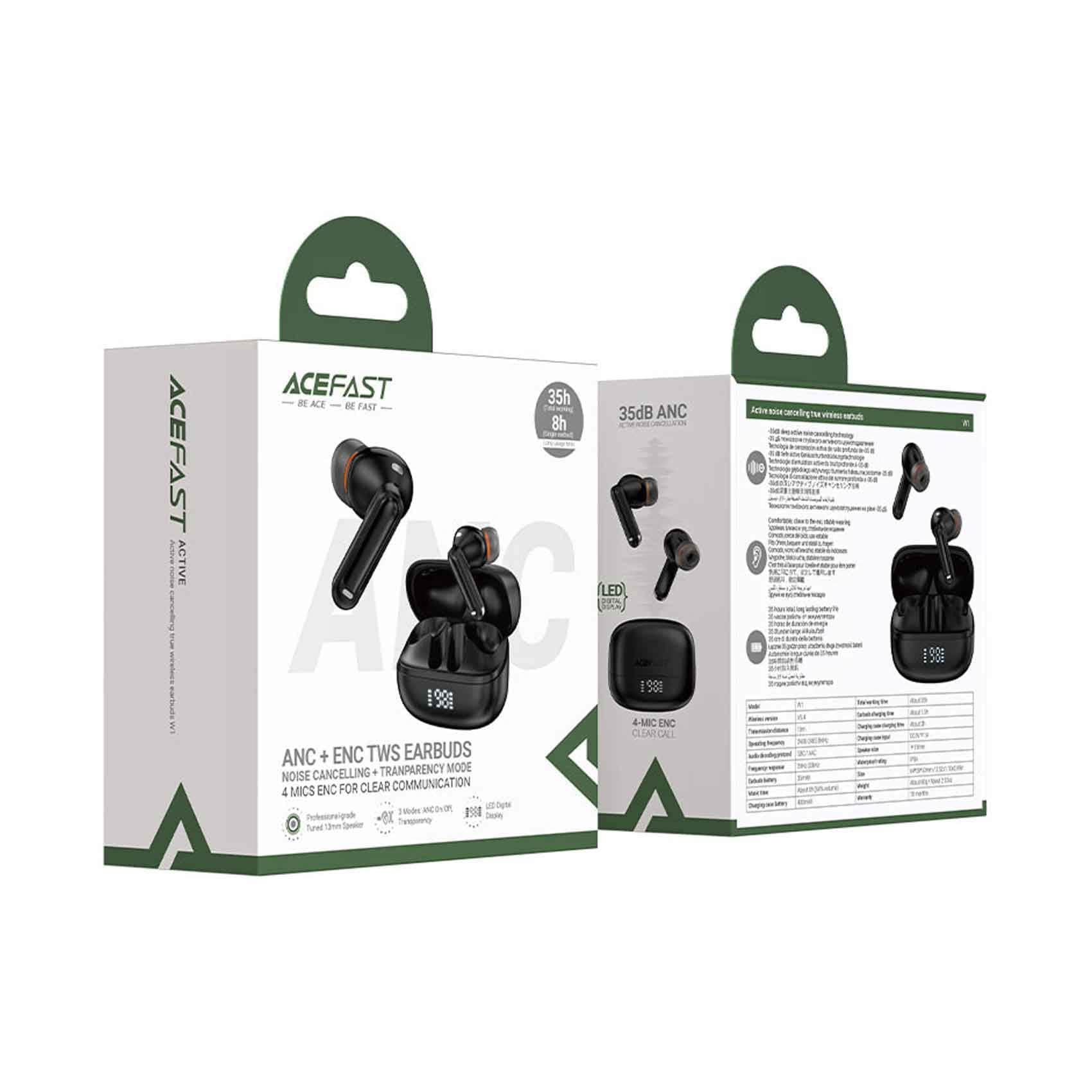 Acefast TWS ANC Earbuds W1