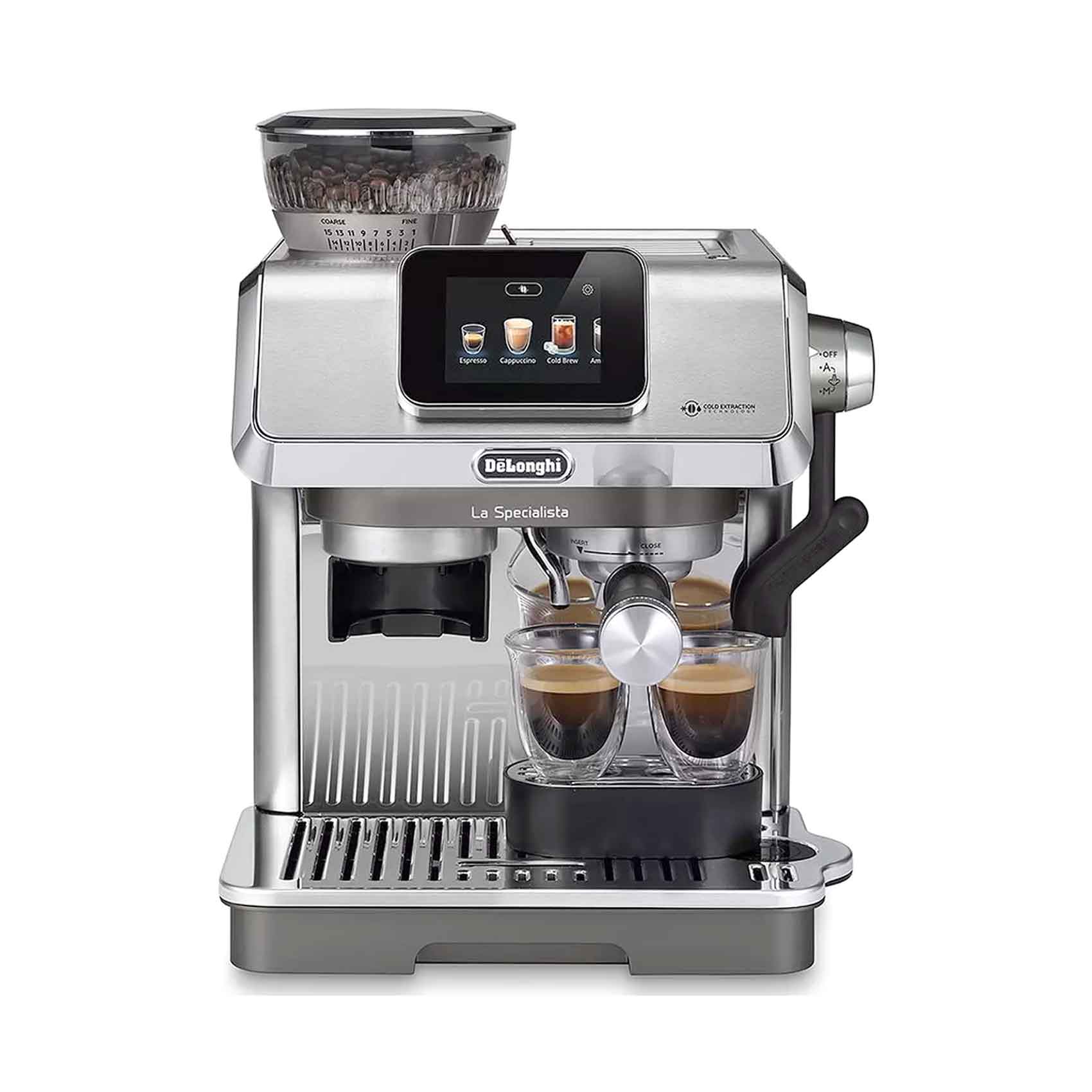 Delonghi La Specialista Touch Manual Pump Bean Coffee Machine EC9455.M
