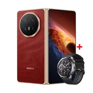 Honor Magic Magic V6 16GB RAM 512GB Storag Red + Honor Care 12 Month Screen Protection + Honor Care 12 Month Extended Warranty + Honor Watch 4 Pro