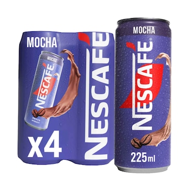 Nescafe Mocha Ready-to-Drink Coffee 225ml x 4 Pieces