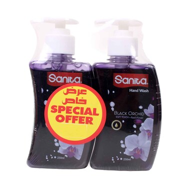 Sanita Hand Wash Black Orchid 250ml x 2 Pieces