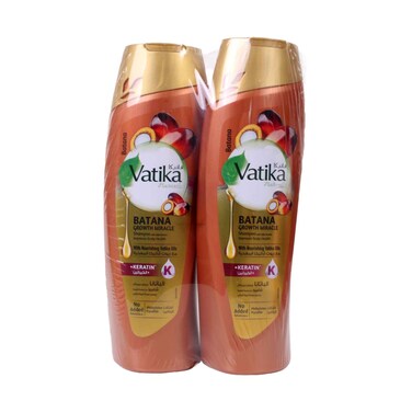 Vatika Batana Shampoo 400ml x 2 Pieces