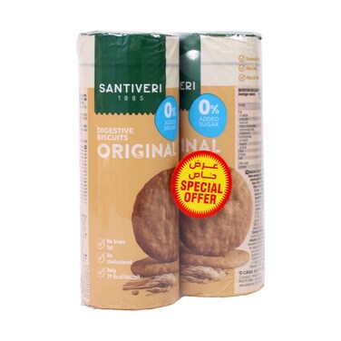Santiveri Digest Quinoa &amp; Cocoa Biscuits 175g x 2 Pieces