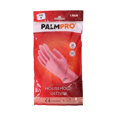 Palm Pro Household Gloves 1 Pair Medium
