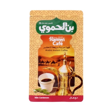 Hamwi Caf&eacute; Arabic Instant Coffee with Cardamom Sachet 25g