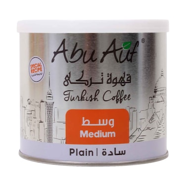 Abu Auf Turkish Coffee Medium Roast Plain Blend 200g