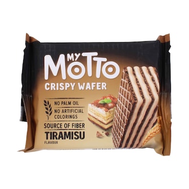 My Motto Crispy Wafer Snack Tiramisu Flavour (No Palm Oil) 30g