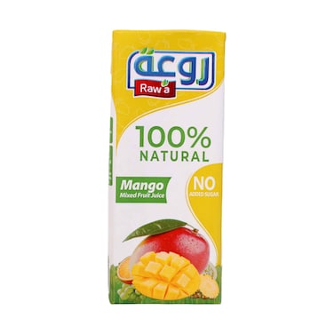 Raw'a 100% mango Mixed Fruit Juice No Added Sugar 200ml