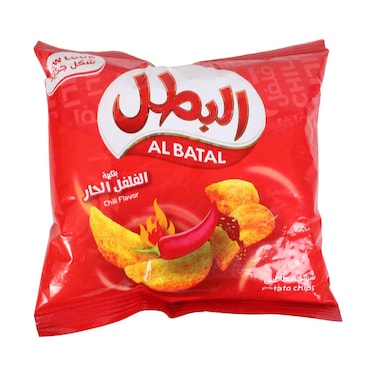 رقائق البطاطس بنكهة الفلفل الحار من البطل 12 غرام
