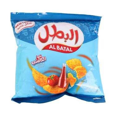 رقائق البطاطس بنكهة الكاتشب من البطل 12 غرام