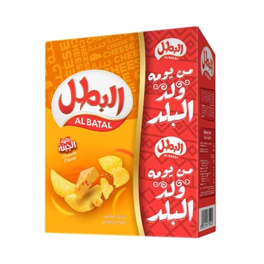 Al Batal Cheese Flavour Potato Chips Multipack 23g x 12